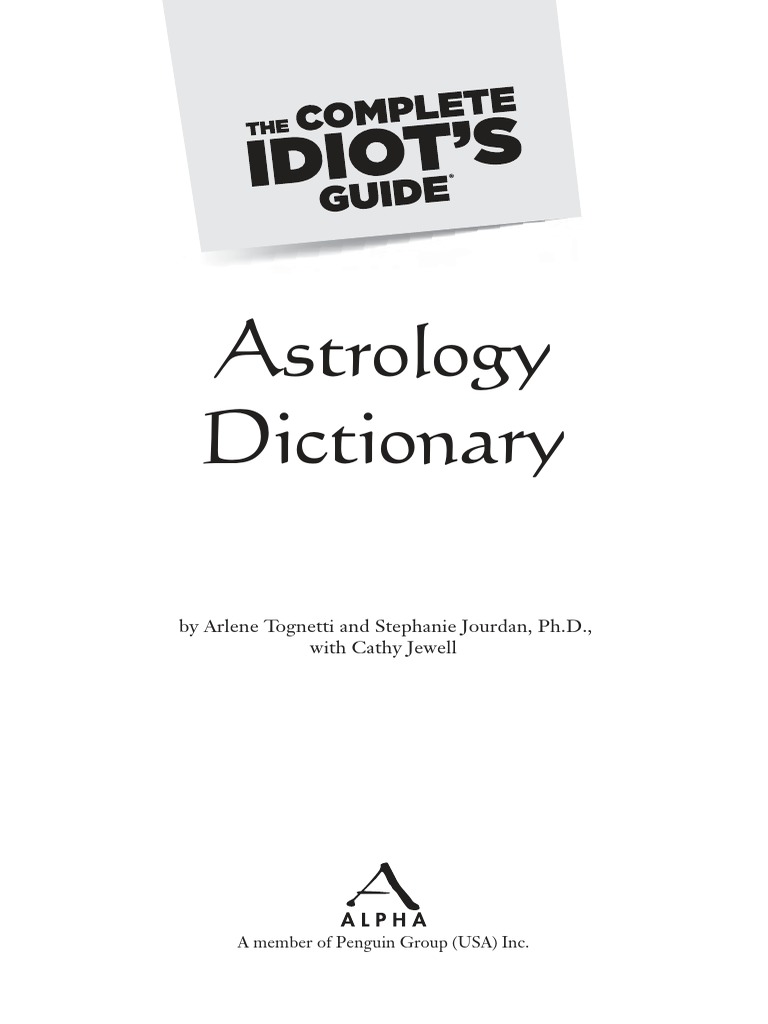 Astrology Dictionary | PDF | Planets In Astrology | Horoscope