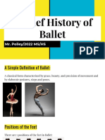 A Brief History of Ballet