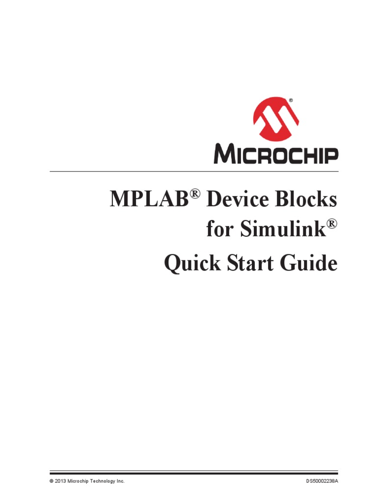 MPLAB Blockset Simulink | PDF | Matlab | Microcontroller