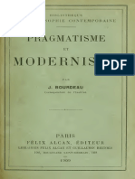 BOURDEAU (J.) - Pragmatisme Et Modernisme