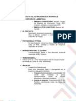 Esquema de AnteProyecto Solicitud Licencia de Hospedaje para Registro de Empresa o Modificación de Objeto