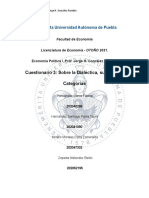 Cuestionario 3 La Dialéctica, Sus Leyes y Categorías