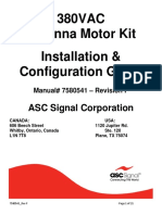 380VAC Antenna Motor Kit Installation & Configuration Guide: ASC Signal Corporation