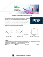 Zadania Dodatkowe Chemia Fizyczna