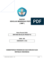 Pelengkap - Rapor - BINTANG REVALDO PRASETYO - 20211