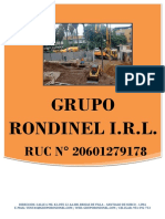 Brochure Grupo Rondinel