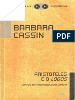 Doku - Pub Aristoteles e o Logos Barbara Cassinpdf