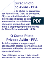 O Curso Piloto Privado Avião - PPA