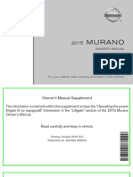 2015 Murano Owner Manual
