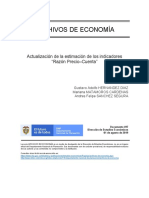 Actualización de La Estimación de Los Indicadores Razón Precio-Cuenta HERNANDEZ MATAMOROS SANCHEZ (2019)