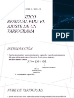 Diagnóstico Residual para El Ajuste de Un Variograma