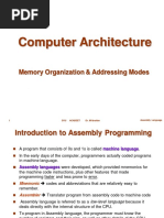 Computer Architecture: Memory Organization & Addressing Modes