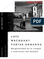 WACQUANT, LOÏC - Parias Urbanos (Marginalidad en La Ciudad A Comienzos Del Milenio) (OCR) (Por Ganz1912)