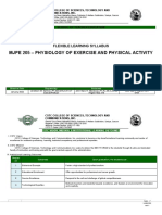 Fls Mjpe 205 Physiology of Exercise and Physical Activity