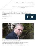 Prince Andrew Civil Case: What Happens Next? - BBC News