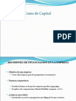 Apunte Costo Capital - Control Financiero