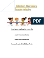 Diversidad y educación inclusiva