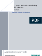 PID Control With Gain Scheduling and PID Tuning