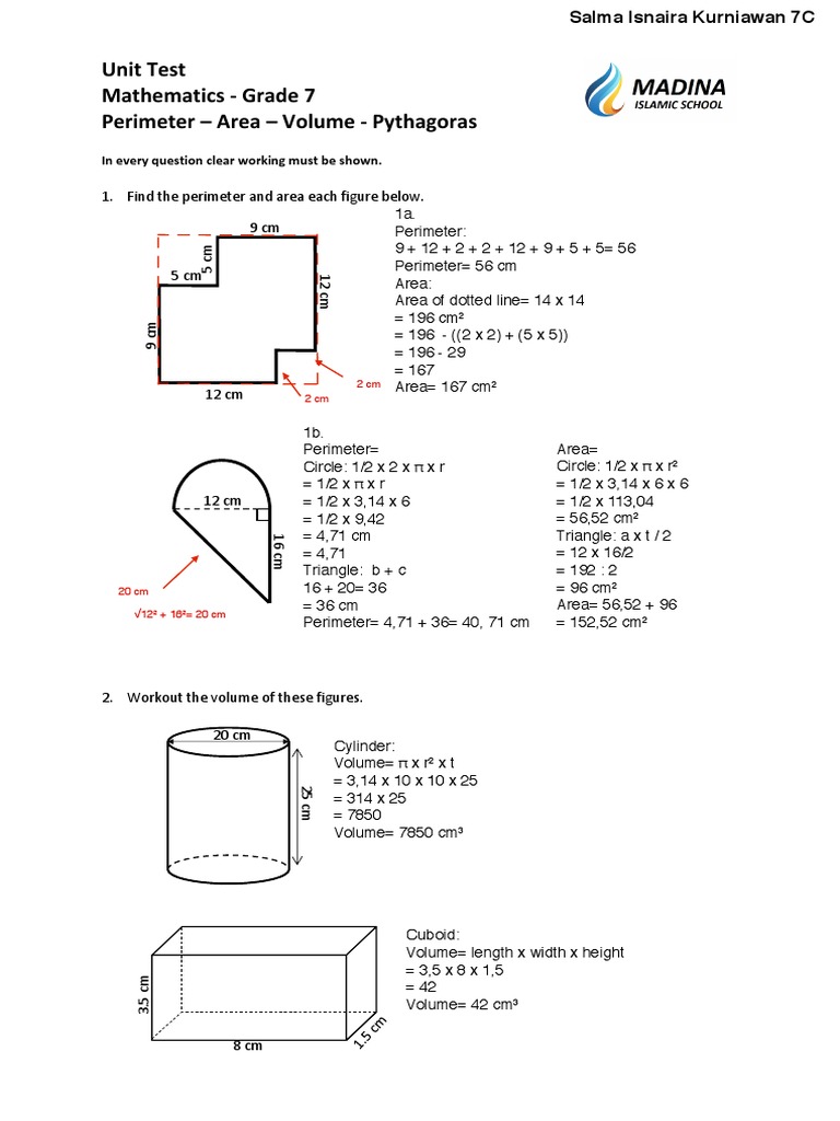 Unit 1 Area and Surface Area - MRS. MORGAN'S MATH DRAGONS, image size:768x1024
