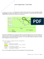 Experiment-4: Logical Clocks - Vector Clocks Description