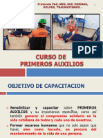 Capacitación 13 CONSORCIO RUTAS 2 Y 7 PRIMEROS AUXILIOS