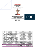 Plan de Actividades y de Informes y Visitas Año 2022