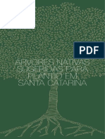 ÁRVORES NATIVAS SUGERIDAS PARA PLANTIO EM SANTA CATARINA