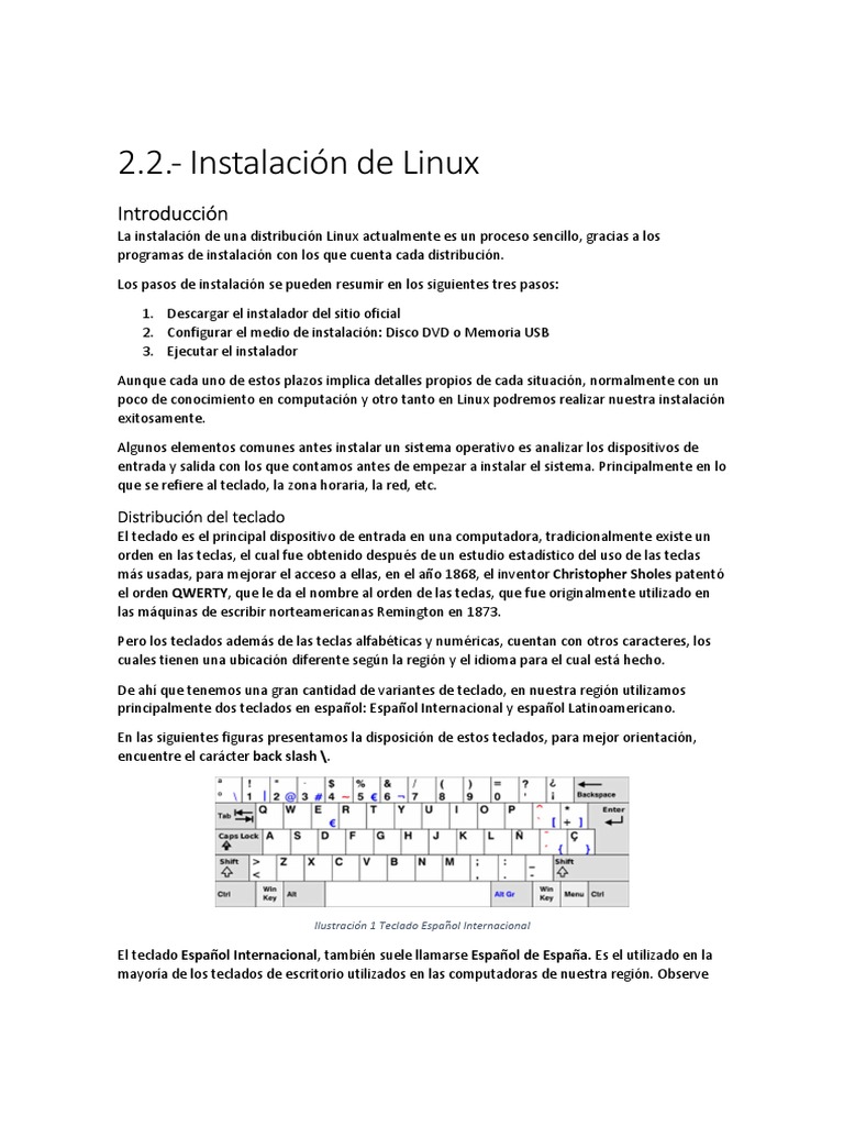 2.2. - Instalación de Linux | PDF | Fedora (sistema operativo ...