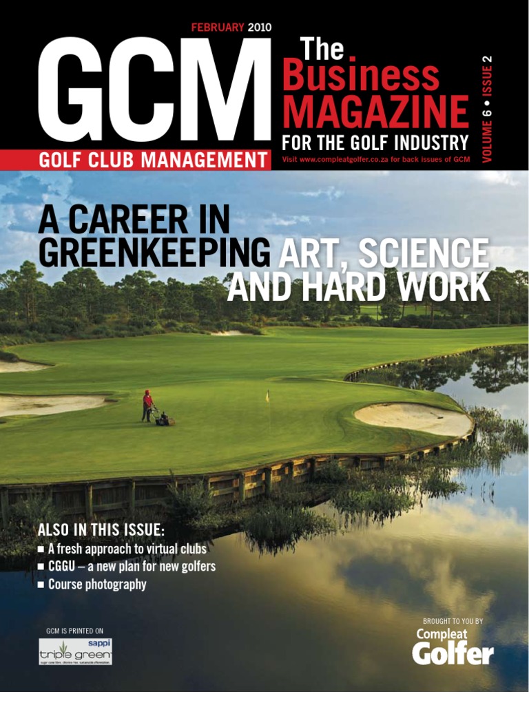 A Career in Greenkeeping Business Magazine PDF Golf Course