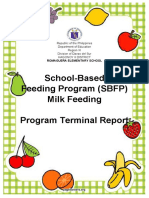 Terminal Report Feeding Cover Page