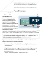 Phrase Definition, Types & Examples