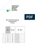 Nama Puskesmas/Jejaring: Puskesmas Kedungrejo Kabupaten/Kota Provinsi