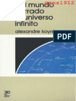 KOYRÉ, ALEXANDRE - Del Mundo Cerrado Al Universo Infinito (OCR) (Por Ganz1912)