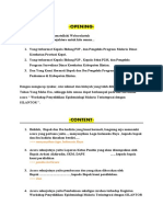 Rundown Acara Workshop PE Terintegrasi SILANTOR