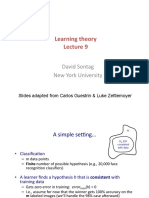Lecture9 - Learning Theory