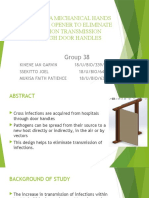 Designof A Mechanical Hands Free Door Opener To Eliminate Infection Transmission Through Door Handles