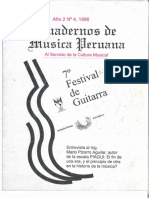 Cuaderno de Musica Peruana Año 2 No 4