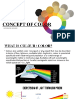 Concept of Color: Interior Design