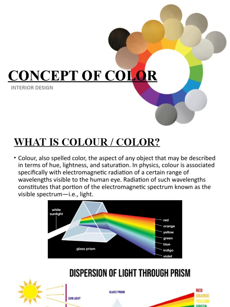 Concept of Color Interior Design PDF Color Spectrum