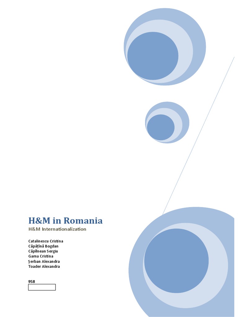 H&M in Romania | PDF | Industrial And Organizational Psychology ...