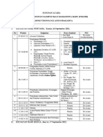 Susunan Acara Ospek 2021