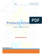 Products Active List