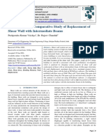 An Analysis and Comparative Study of Replacement of Shear Wall With Intermediate Beams