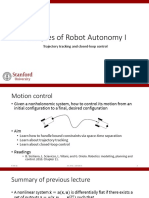 Principles of Robot Autonomy I: Trajectory Tracking and Closed-Loop Control