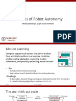 Principles of Robot Autonomy I: Motion Planning I: Graph Search Methods