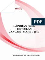 Cover Laporan Triwulan Januari - Maret 2019