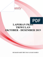 Cover Laporan Triwulan Oktober - Desember 2019