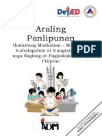 AP 4 - Q2 - Mod 5 - Kahalagahan at Kaugnayan NG Mga Sagisag at Pagkakakilanlang Pilipino - v3