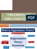 THEORIES OF ORGANIZATION EXPLAINED