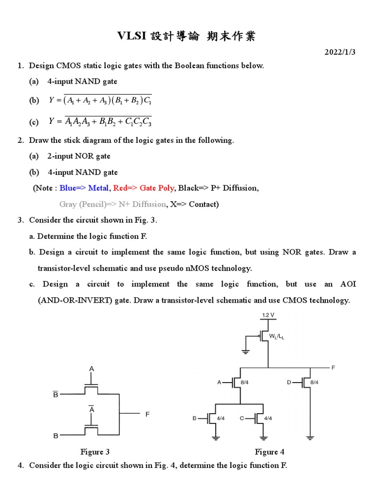 VLSI Design Assignment Overview | PDF | Computers | Technology ...
